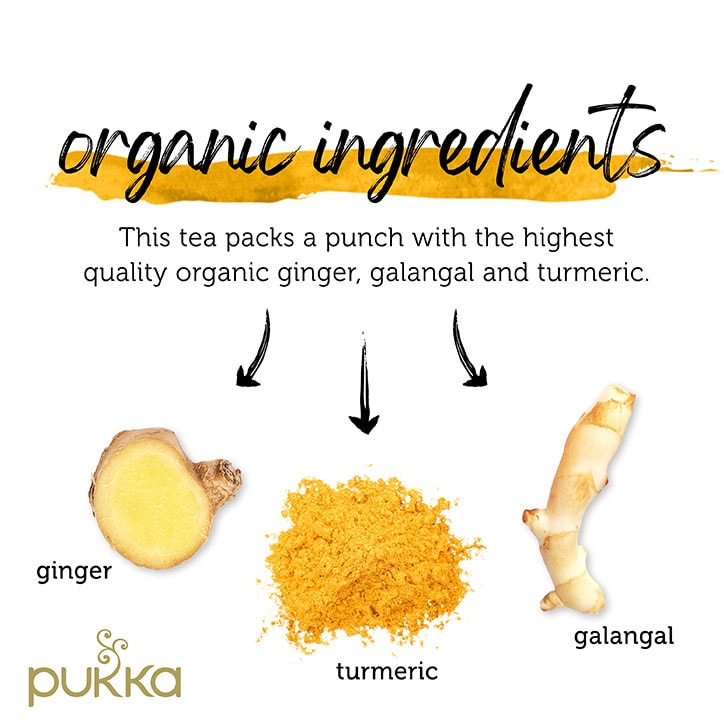 Pukka Organic Three Ginger Tea 20 Tea Bags